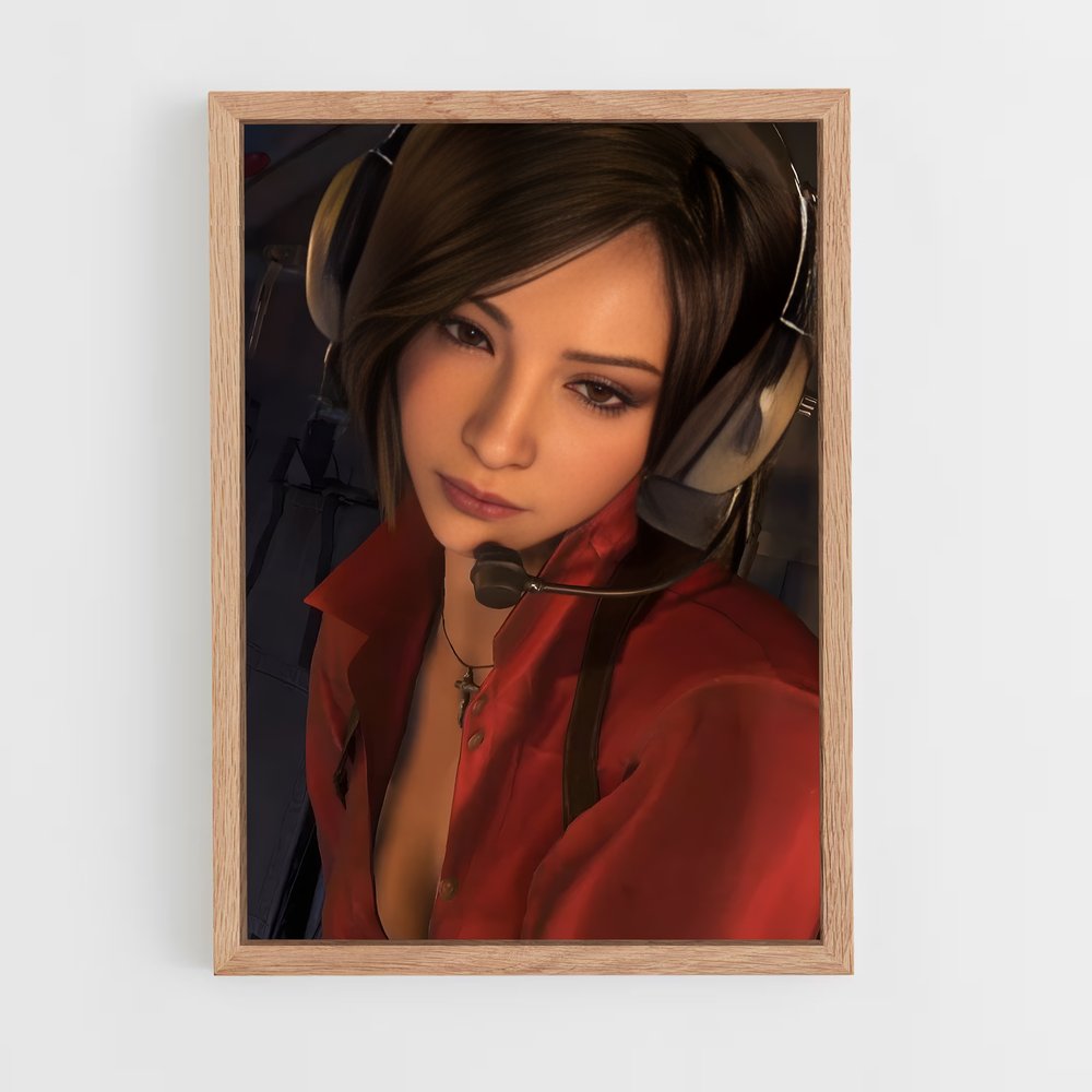 Poster Ada wong – affiche Resident Evil (vue 4)